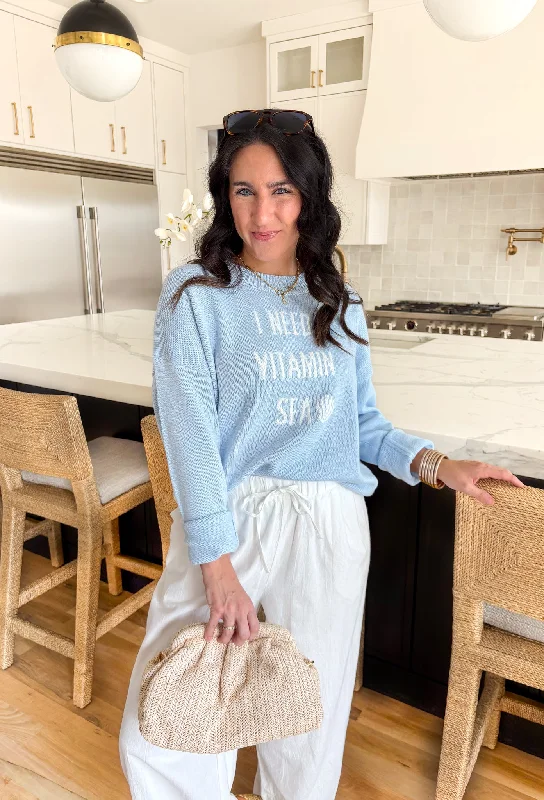 Vitamin Sea Knit Sweater Zippered Buttoned Snapped