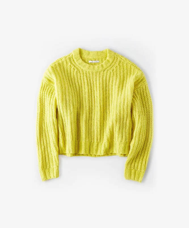 Crew Neck Sweater Terry Terry Cloth Terry Knit