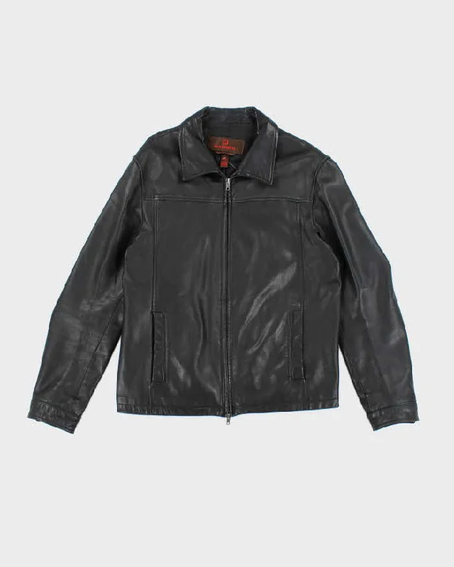Vintage Y2K Danier Zip Up Leather Harrington Jacket - L Mesh Jacket Canvas Jacket Denim Jacket Vintage Y2K Danier Zip Up Leather Harrington Jacket - L Mesh Jacket Canvas Jacket Denim Jacket