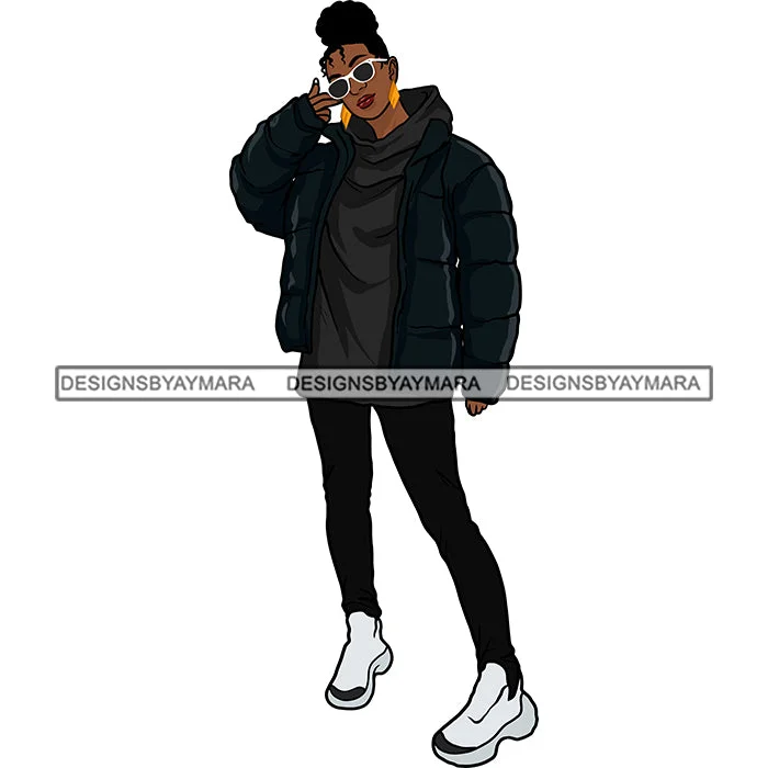 Winter Fall Fashion Woman Model Casual Clothing Outfit Cold Weather Jacket Coat Sweater Autumn SVG JPG PNG Clipart Cricut Silhouette Cut Cutting Modern Contemporary Chic