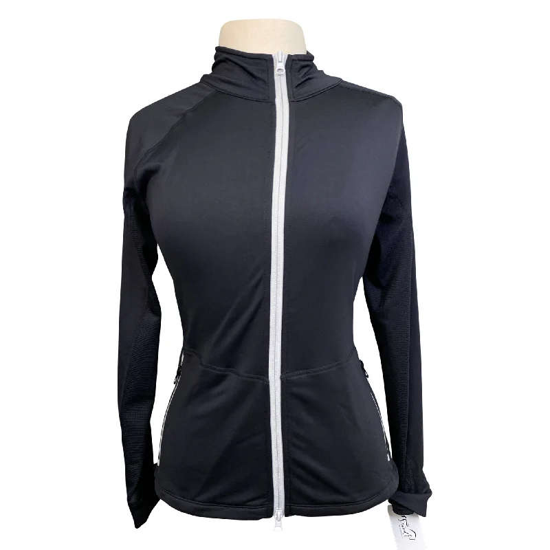 Horze 'Vera' Sweat Jacket in Black - Women's 6 Rayon Jacket Velvet Jacket Corduroy Jacket Horze 'Vera' Sweat Jacket in Black - Women's 6 Rayon Jacket Velvet Jacket Corduroy Jacket