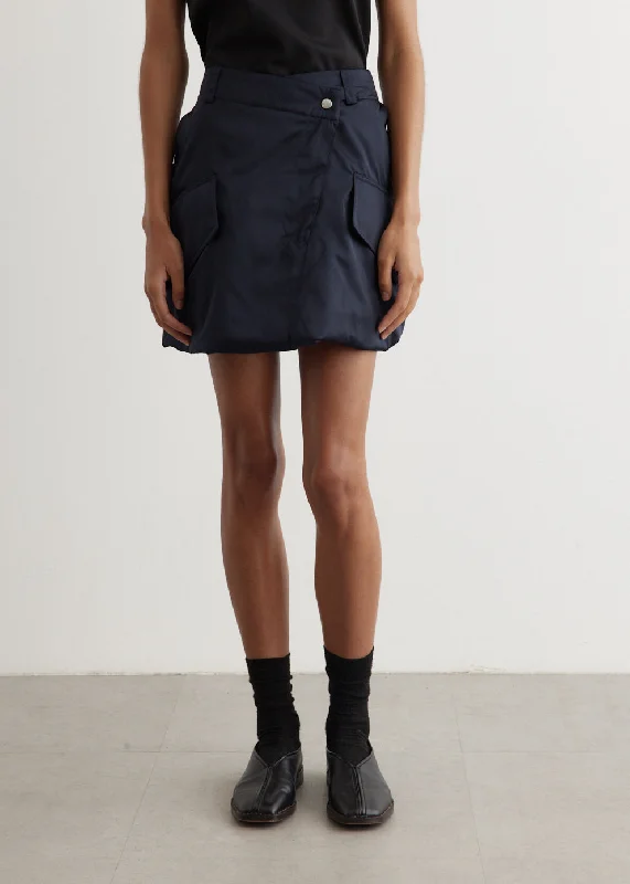 Padded Cargo Mini Skirt corduroy skirt durable