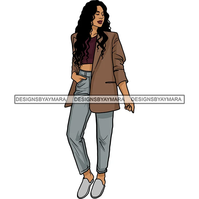 Winter Fall Fashion Woman Model Casual Clothing Outfit Cold Weather Jacket Coat Sweater Autumn SVG JPG PNG Clipart Cricut Silhouette Cut Cutting Turtle Neck Boat Neck Asymmetrical Neck