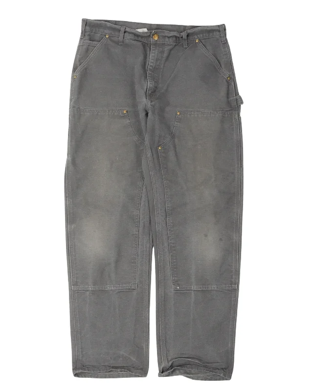 Carhartt Double Knee Pants Comfortable Wide-Leg Pants