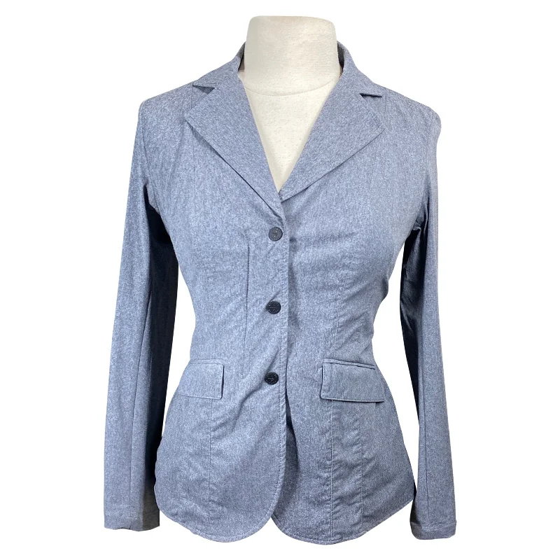 Laguso 'Jane Tec Light' Competition Jacket in Heather Grey - Women's Large Zip Front Button Front Snap Front Laguso 'Jane Tec Light' Competition Jacket in Heather Grey - Women's Large Zip Front Button Front Snap Front