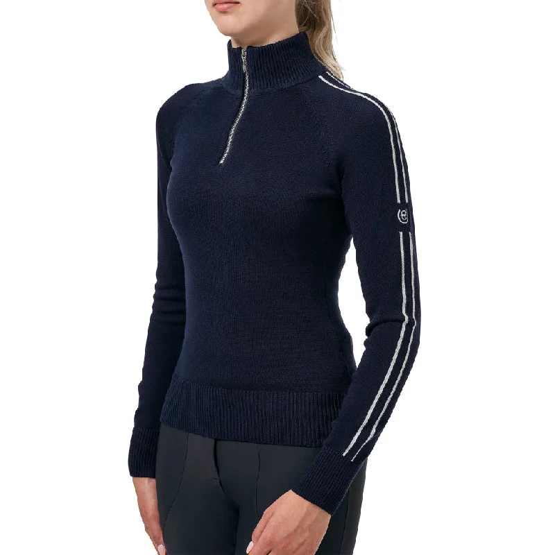 Equestrian Stockholm Fine Knit Luxe Sweater Cable Knit Ribbed Knit Lace Knit