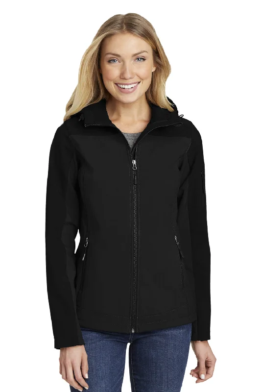 Port Authority Womens Core Wind & Water Resistant Full Zip Hooded Jacket - Black Wool Jacket Cashmere Jacket Tweed Jacket Port Authority Womens Core Wind & Water Resistant Full Zip Hooded Jacket - Black Wool Jacket Cashmere Jacket Tweed Jacket