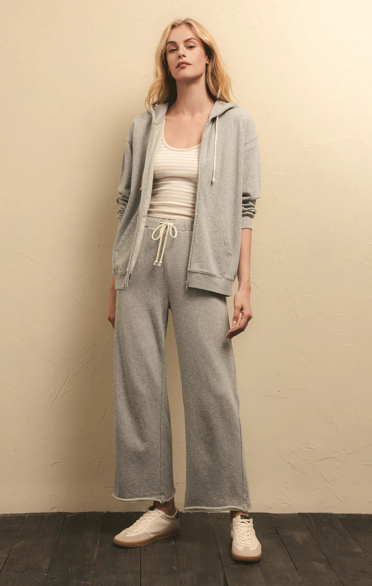 Z-Supply Huntington French Terry Pant - CLASSIC HEATHER GREY Trendy Work Pants