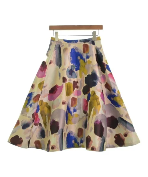 DESIGNWORKS Knee length skirts spandex blend skirt