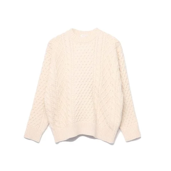 AILISH SWEATER Chenille Blend Fleece Blend Nylon Blend