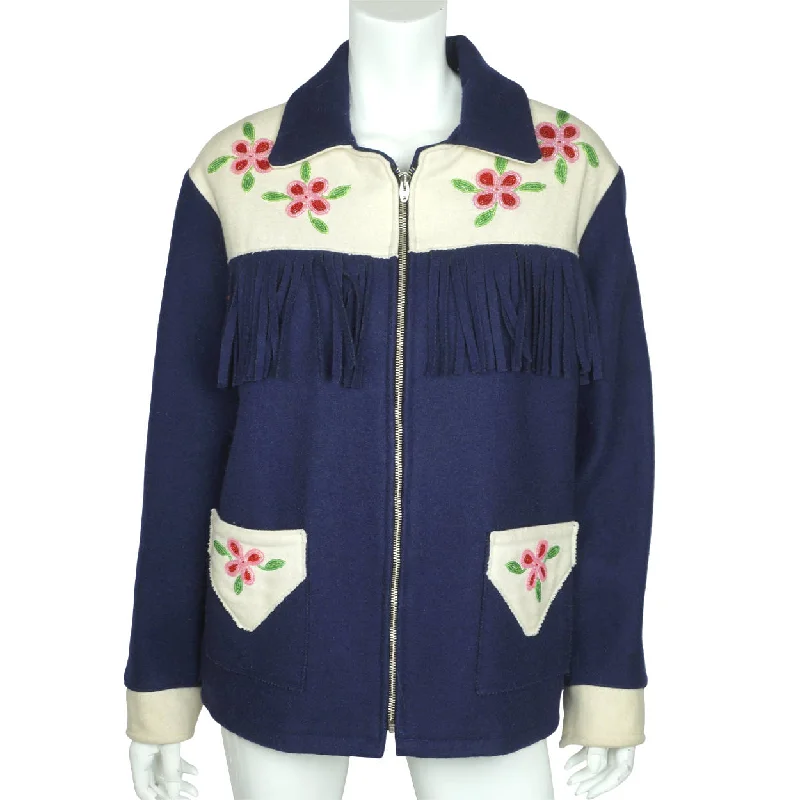 Vintage Canadian Indian Beaded Jacket Wool Coat First Nations Anorak Shell Jacket Lightweight Jacket Vintage Canadian Indian Beaded Jacket Wool Coat First Nations Anorak Shell Jacket Lightweight Jacket