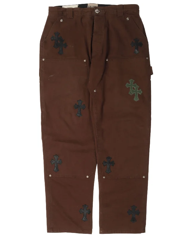 Gallery Dept. Cross Patch Double Knee Pants Comfortable Wide-Leg Pants