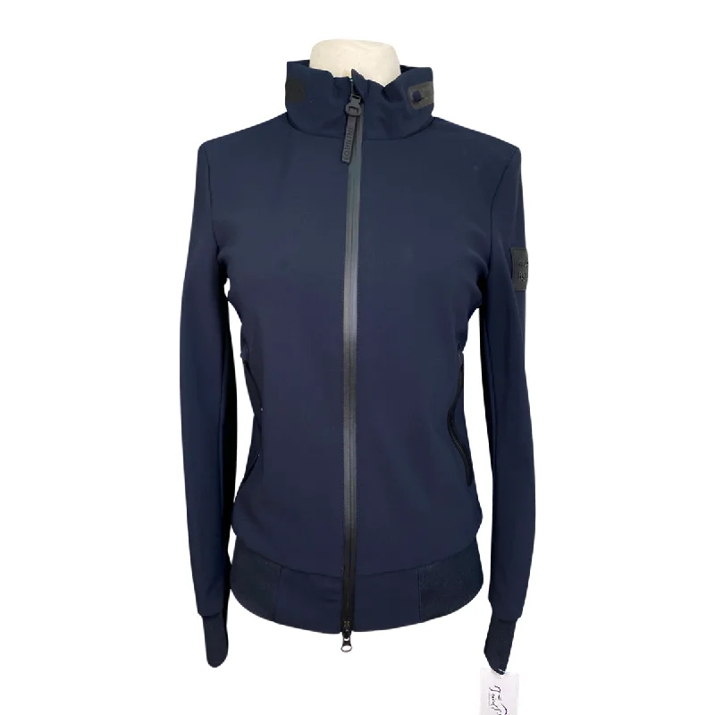 Equiline 'Cassiec' Track Jacket in Blue - Women's XS Collared Jacket Crew Neck Jacket Turtle Neck Jacket Equiline 'Cassiec' Track Jacket in Blue - Women's XS Collared Jacket Crew Neck Jacket Turtle Neck Jacket
