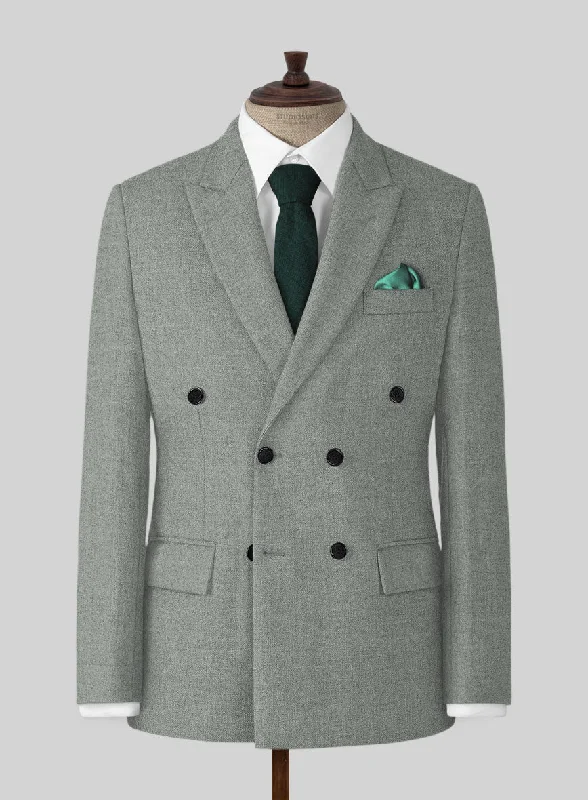 Naples Milano Sage Green Tweed Jacket Satin Jacket Silk Jacket Chiffon Jacket