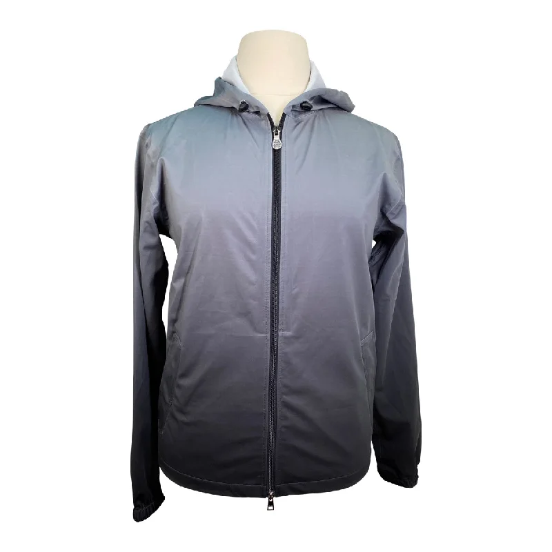 Animo 'Laion' Windbreaker Jacket in Black Ombre - Women's IT 50/US 18 Plaid Jacket Tartan Jacket Houndstooth Jacket Animo 'Laion' Windbreaker Jacket in Black Ombre - Women's IT 50/US 18 Plaid Jacket Tartan Jacket Houndstooth Jacket