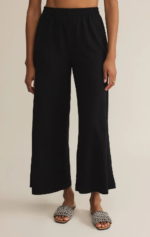 Z-Supply Scout Textured Slub Pant - BLACK Comfortable Denim Trousers