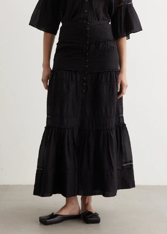Gihane Skirt silk skirt luxurious