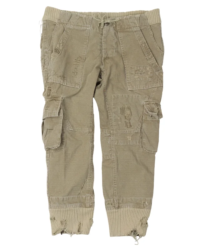 Ripstop Cargo Pants Casual Wide Pants