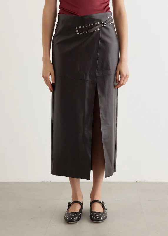 Paula Midi Skirt denim skirt classic