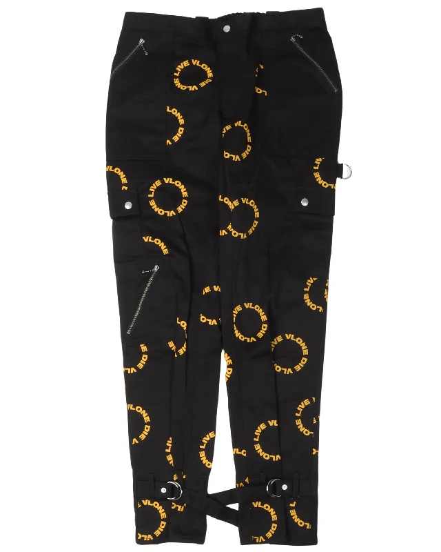 Bondage Pants Trendy Printed Pants