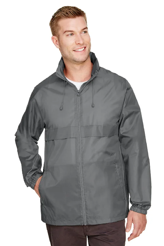 Team 365 Mens Zone Protect Water Resistant Full Zip Hooded Jacket - Graphite Grey Oversized Jacket Tailored Jacket Straight Jacket Team 365 Mens Zone Protect Water Resistant Full Zip Hooded Jacket - Graphite Grey Oversized Jacket Tailored Jacket Straight Jacket