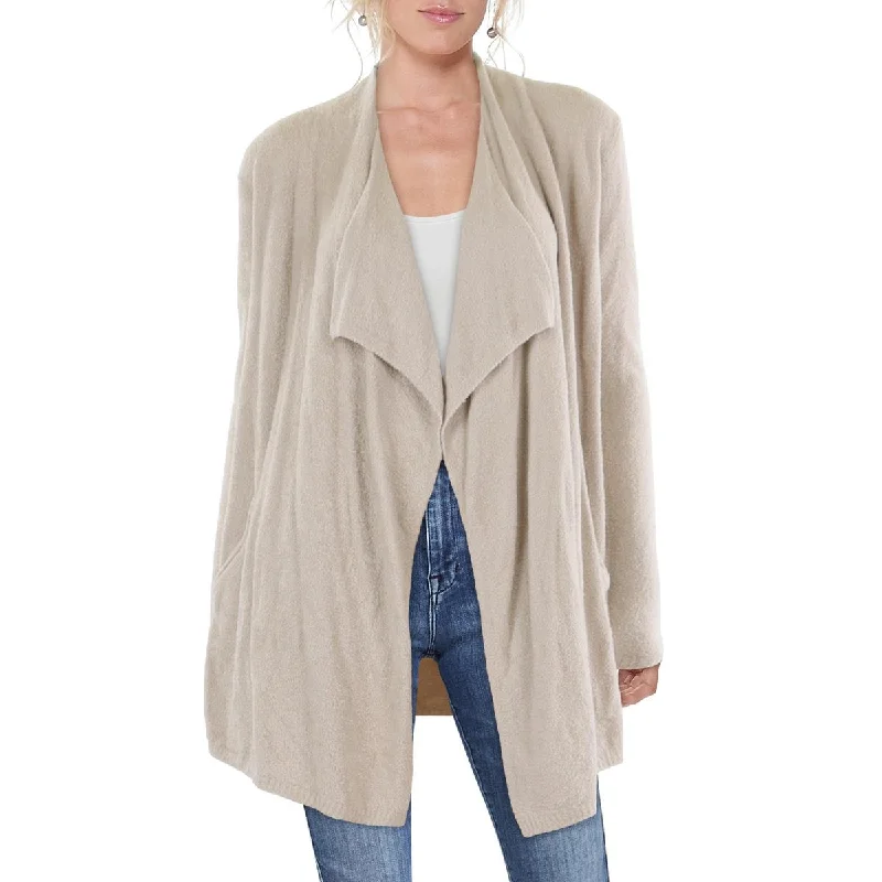 Barefoot Dreams Womens Open Front Drapey Duster Sweater Zippered Front Buttoned Front Snap Front Barefoot Dreams Womens Open Front Drapey Duster Sweater Zippered Front Buttoned Front Snap Front