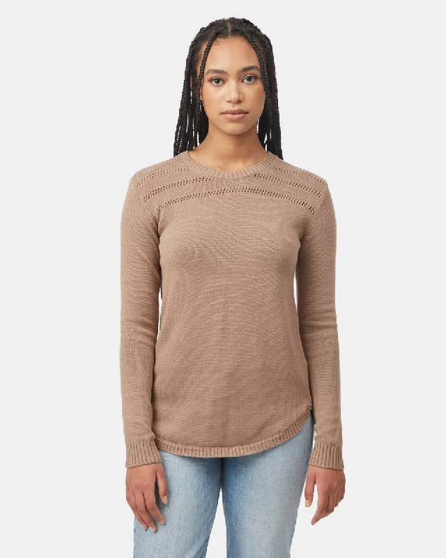 Forever After Sweater Transparent Opaque Sheer