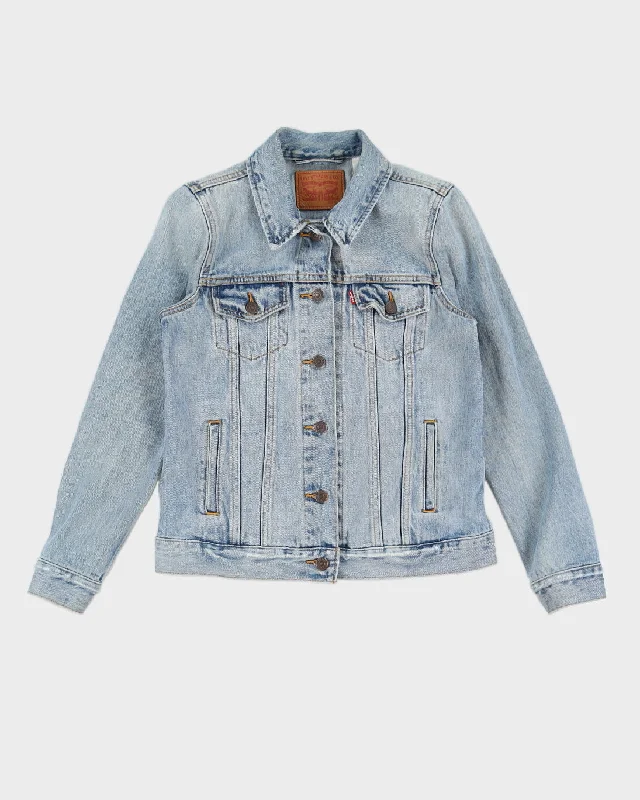 Levi's Womens Lightwash Blue Denim Jacket- S Rayon Jacket Velvet Jacket Corduroy Jacket Levi's Womens Lightwash Blue Denim Jacket- S Rayon Jacket Velvet Jacket Corduroy Jacket