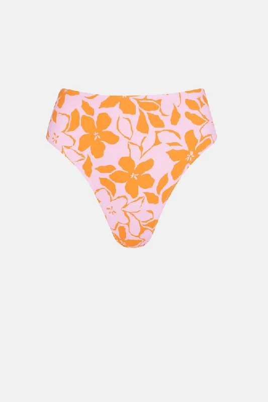 Rhythm Bora Bora Floral Hi Waist Pant - PINK Stylish Casual Pants