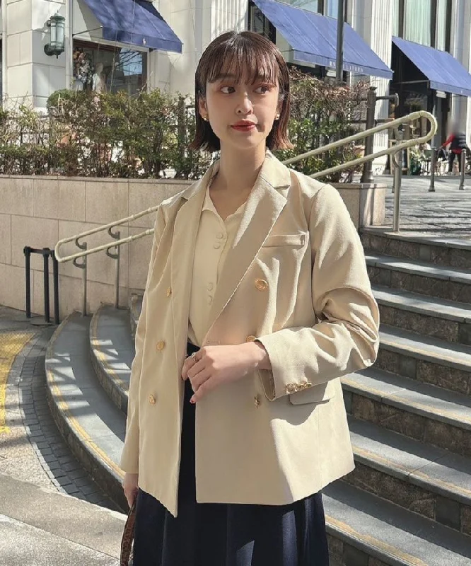 Classic Tailored Jacket Notch Collar Jacket Peter Pan Collar Jacket Cowl Neck Jacket