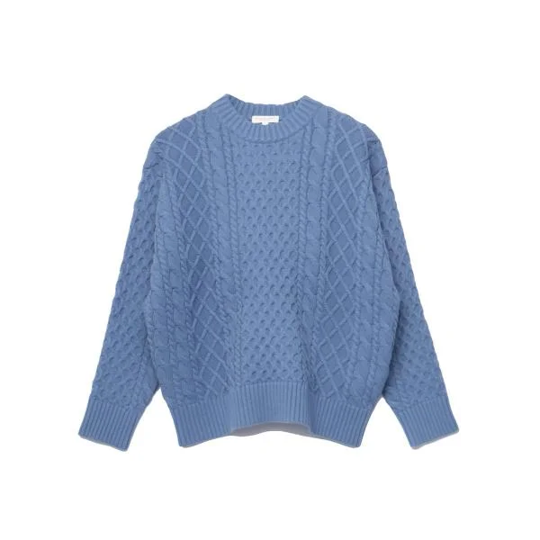 AILISH SWEATER Mesh Blend Leather Blend Suede Blend