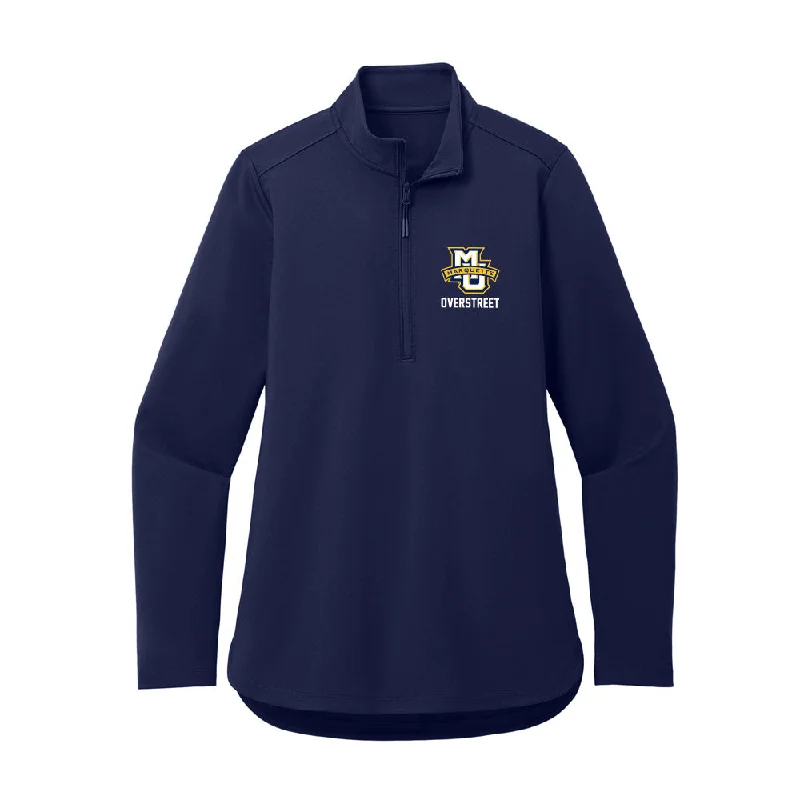 Marquette - NCAA Women's Cross Country : Alexa Overstreet - Women's Premium Quarter Zip Jacket Front Pockets Side Pockets Patch Pockets Marquette - NCAA Women's Cross Country : Alexa Overstreet - Women's Premium Quarter Zip Jacket Front Pockets Side Pockets Patch Pockets