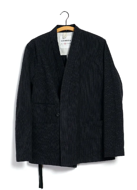 FOLKE 28-32-2 | Scarecrow's Jacket | Black Pin Tailored Jacket Straight Jacket A-Line Jacket FOLKE 28-32-2 | Scarecrow's Jacket | Black Pin Tailored Jacket Straight Jacket A-Line Jacket