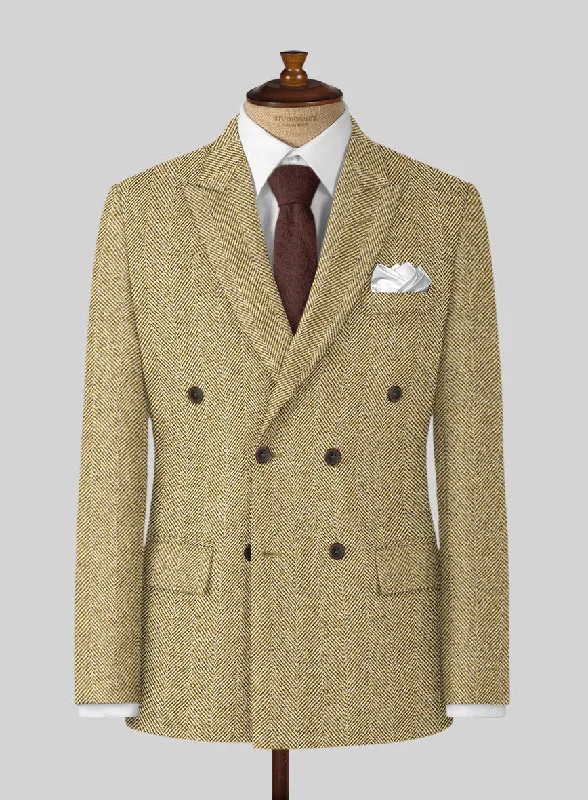 Highlander Heavy Beige Herringbone Tweed Jacket Anorak Shell Jacket Lightweight Jacket Highlander Heavy Beige Herringbone Tweed Jacket Anorak Shell Jacket Lightweight Jacket