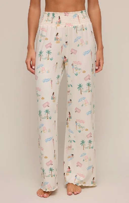 Z-Supply Dawn Beach Days Pant - BONE Fashionable Button-Up Pants