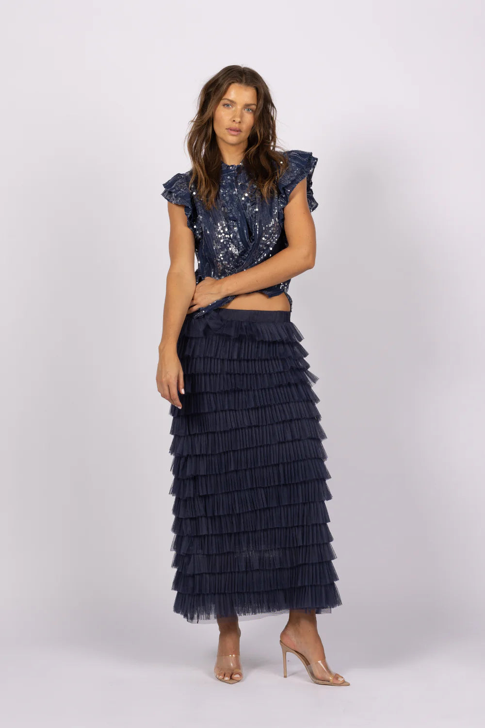Joey the Label - Slim Tutu Skirt linen skirt light