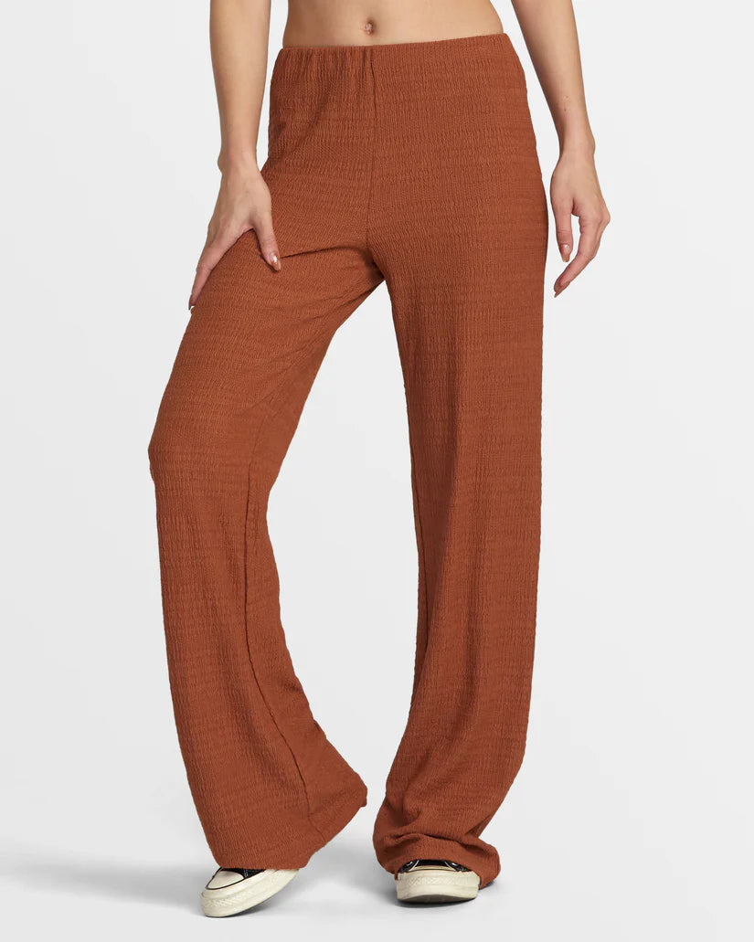 RVCA Honey Pant II - MOCHA BISQUE Comfortable Fleece Pants