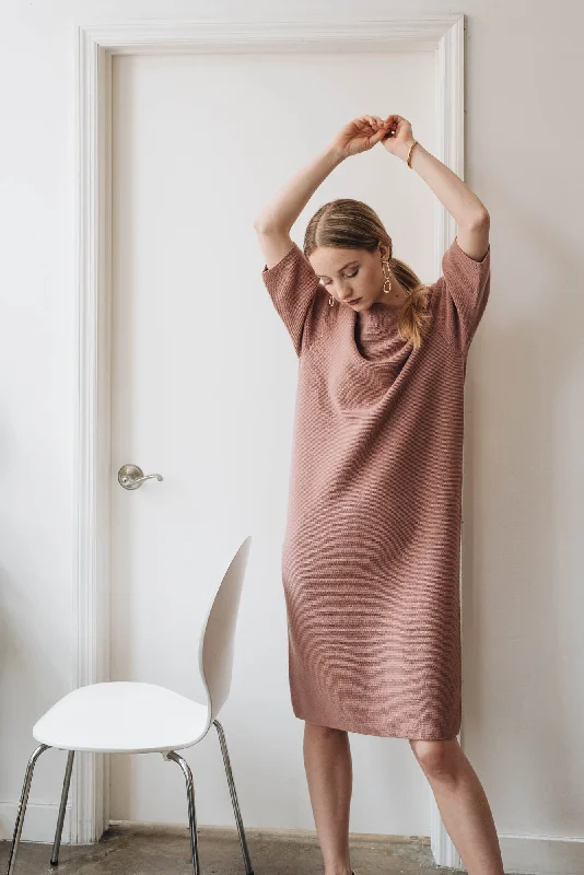 On-the-go Sweater Dress Fleece Fabric Down Fabric Feather Fabric