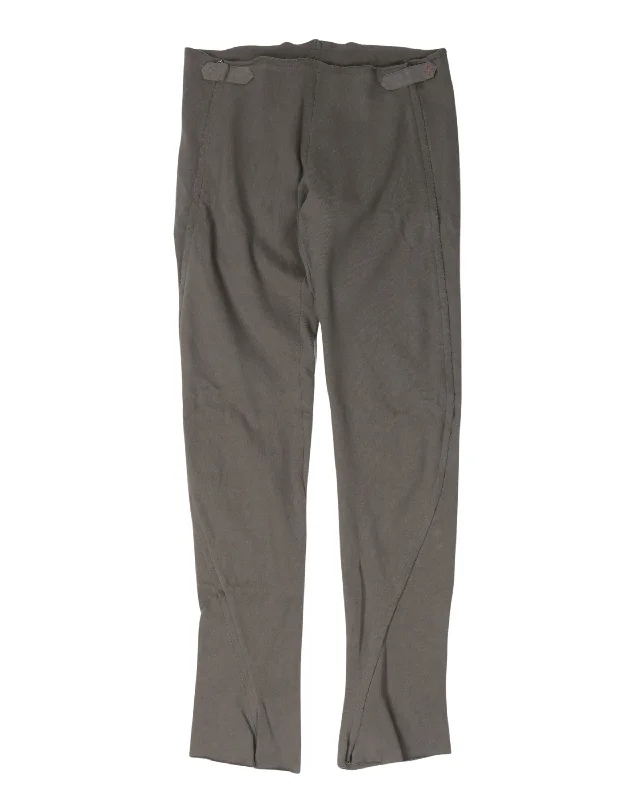 Spiral Stitch Pants Comfortable Denim Pants