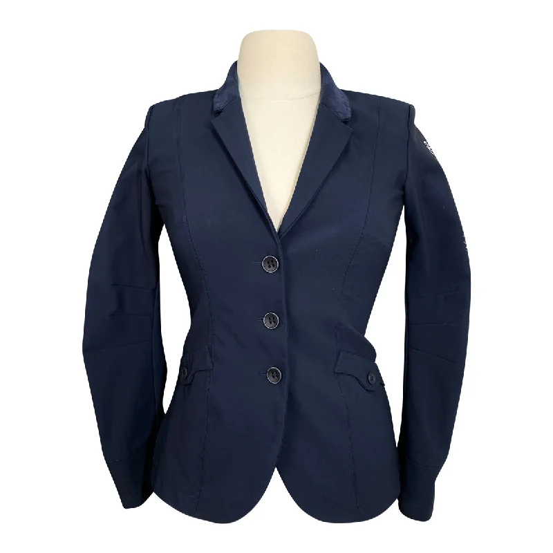 Horse Pilot Show Jacket in Navy - Women's FR 44 (US 14) Wool Jacket Cashmere Jacket Tweed Jacket Horse Pilot Show Jacket in Navy - Women's FR 44 (US 14) Wool Jacket Cashmere Jacket Tweed Jacket