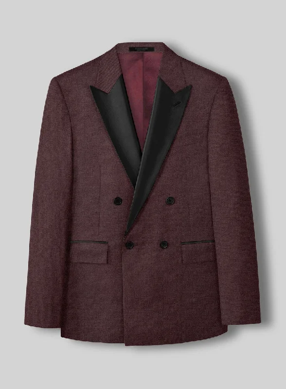 Enigma Wine Double Breasted Jacket Faux Fur Jacket Real Fur Jacket Shearling Jacket
