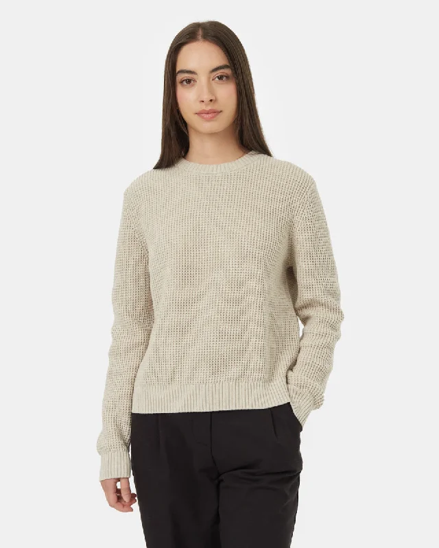 Highline Crew Sweater Polka Dot Checkered Tartan