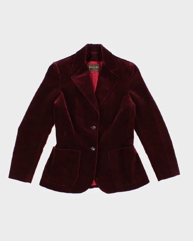 Vintage 80s Hillard Sportswear Faux Fur Lined Corduroy Jacket - L Belted Jacket Elasticated Jacket Padded Jacket