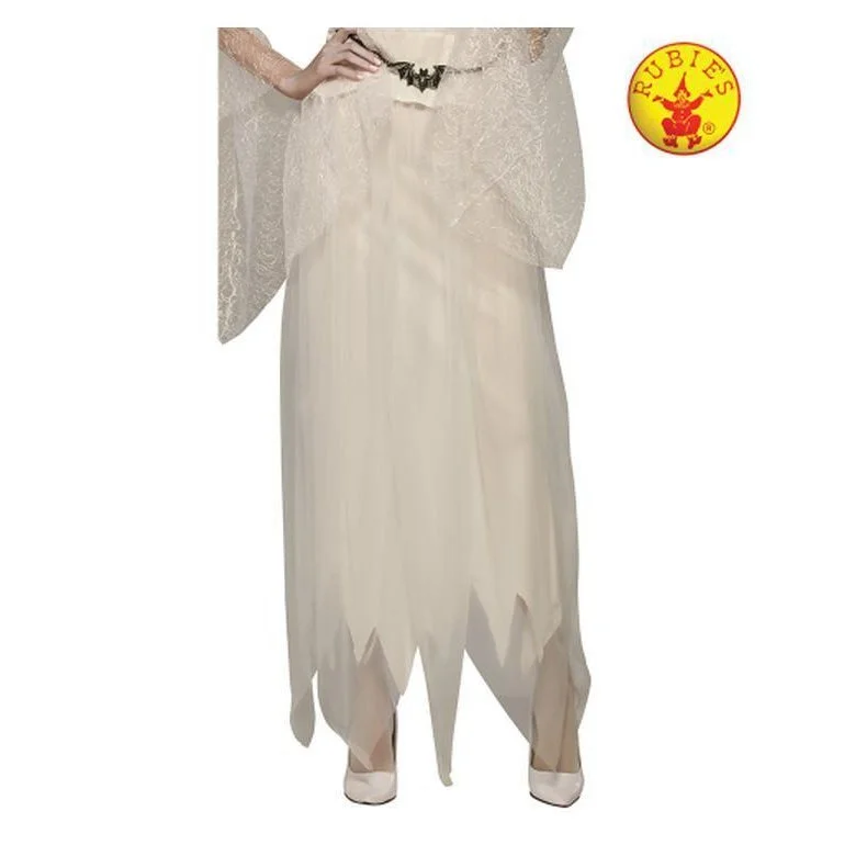 Ghostly White Skirt Size Std ruffled skirt detail