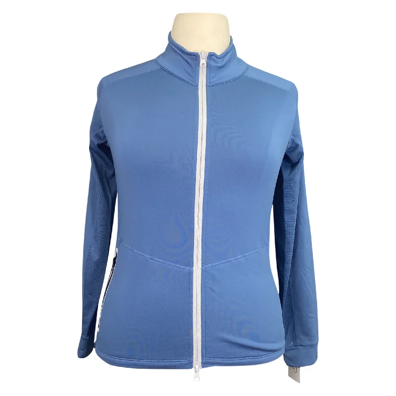 Horze 'Vera' Sweat Jacket in Coronet Blue - Women's Large Denim Jacket Leather Jacket Suede Jacket Horze 'Vera' Sweat Jacket in Coronet Blue - Women's Large Denim Jacket Leather Jacket Suede Jacket