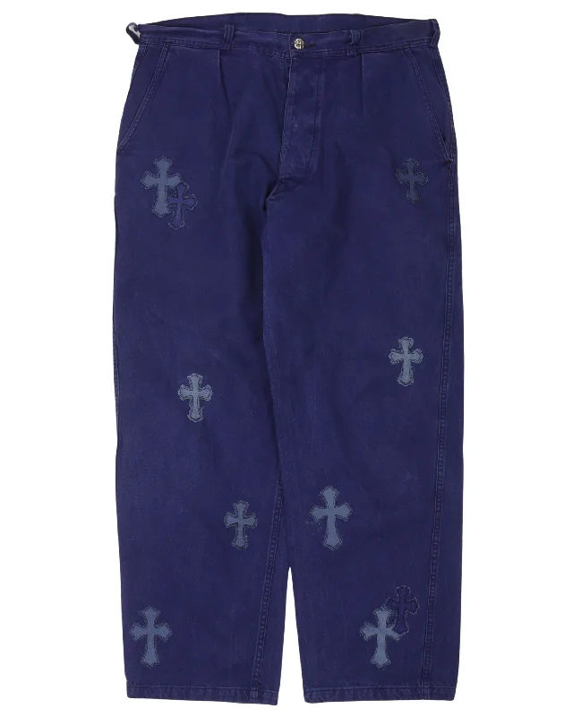 Cross Patch French Work Pants Fashionable Sporty Pants