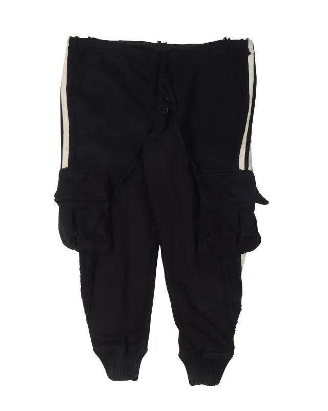 Striped Fleece Slim Lounge Pants Trendy Work Pants