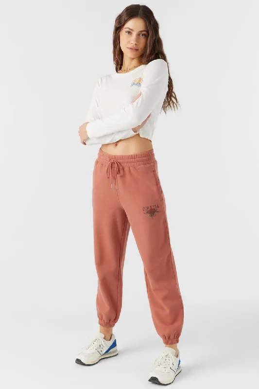 O'Neill WEEKENDS LOUNGE PANTS - CEDAR WOOD Trendy Velvet Pants