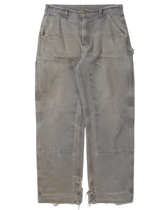 Carhartt Double Knee Pants Casual Plaid Pants