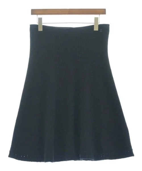 CHANEL Knee length skirts lace skirt elegant
